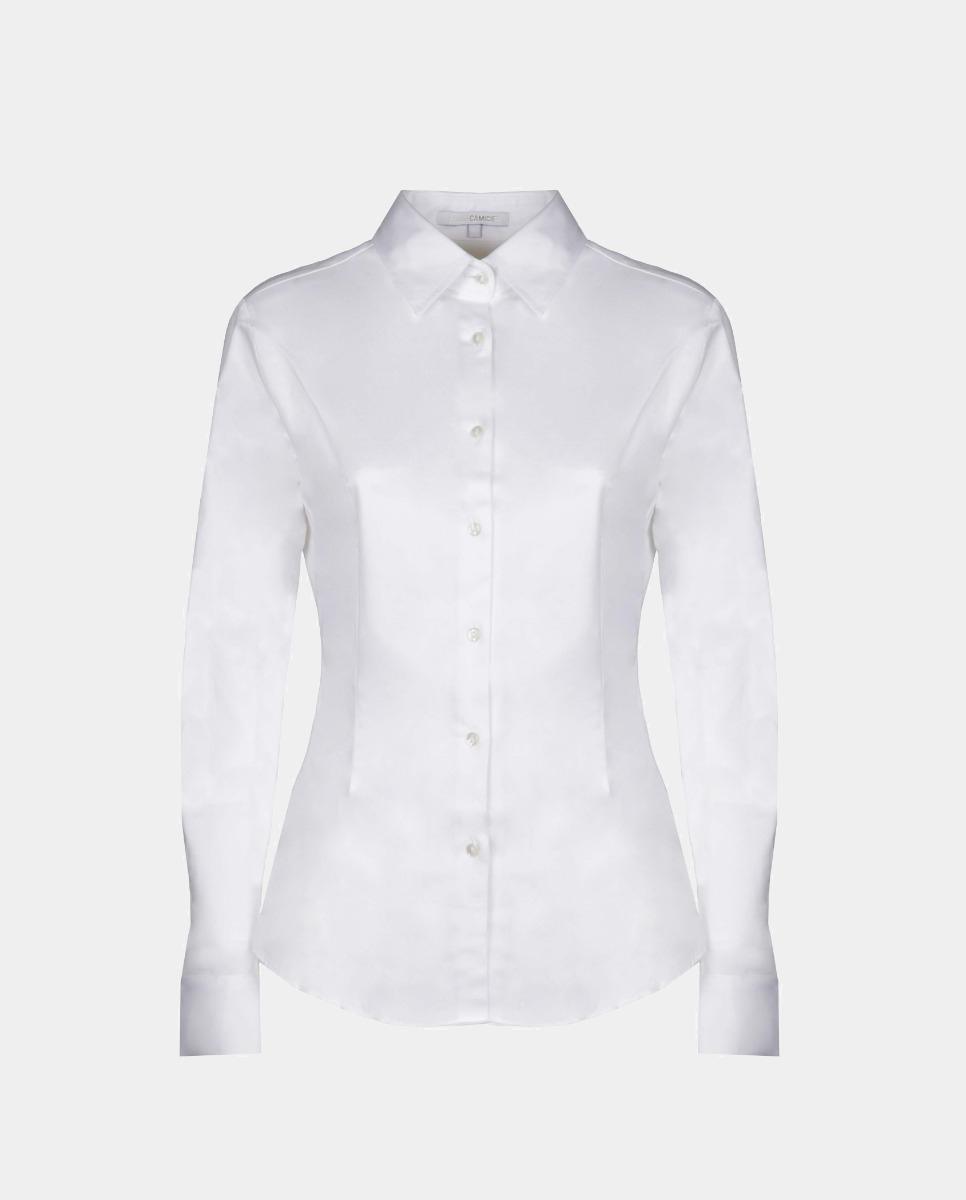 Brigitte white shirt - WHITE - NaraMilano