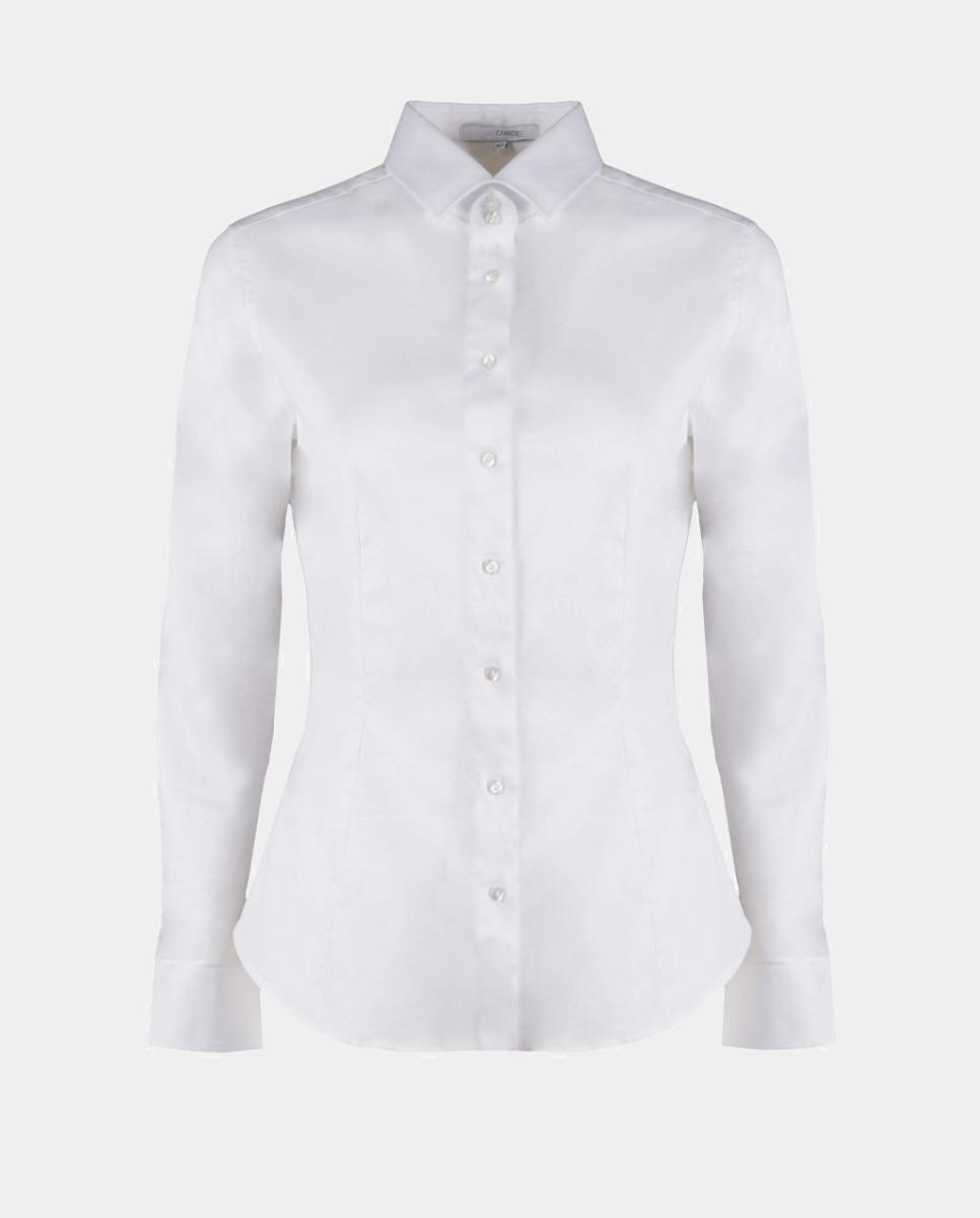 Greta white shirt - WHITE - NaraMilano