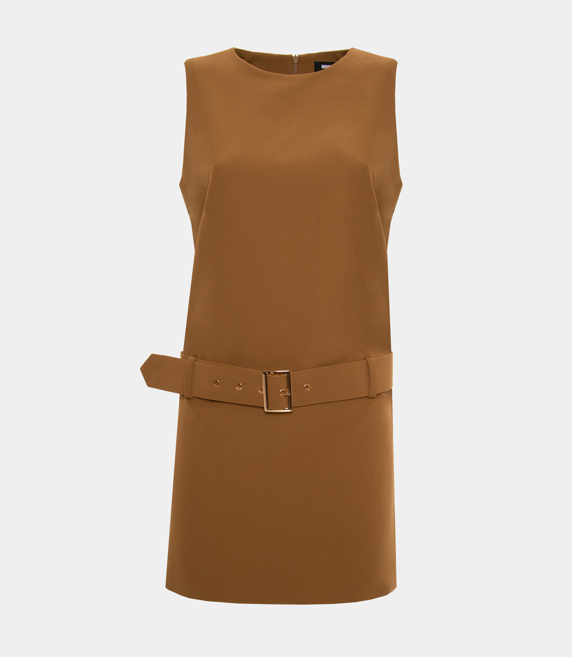 Sleeveless dress - Brown - Nara Milano