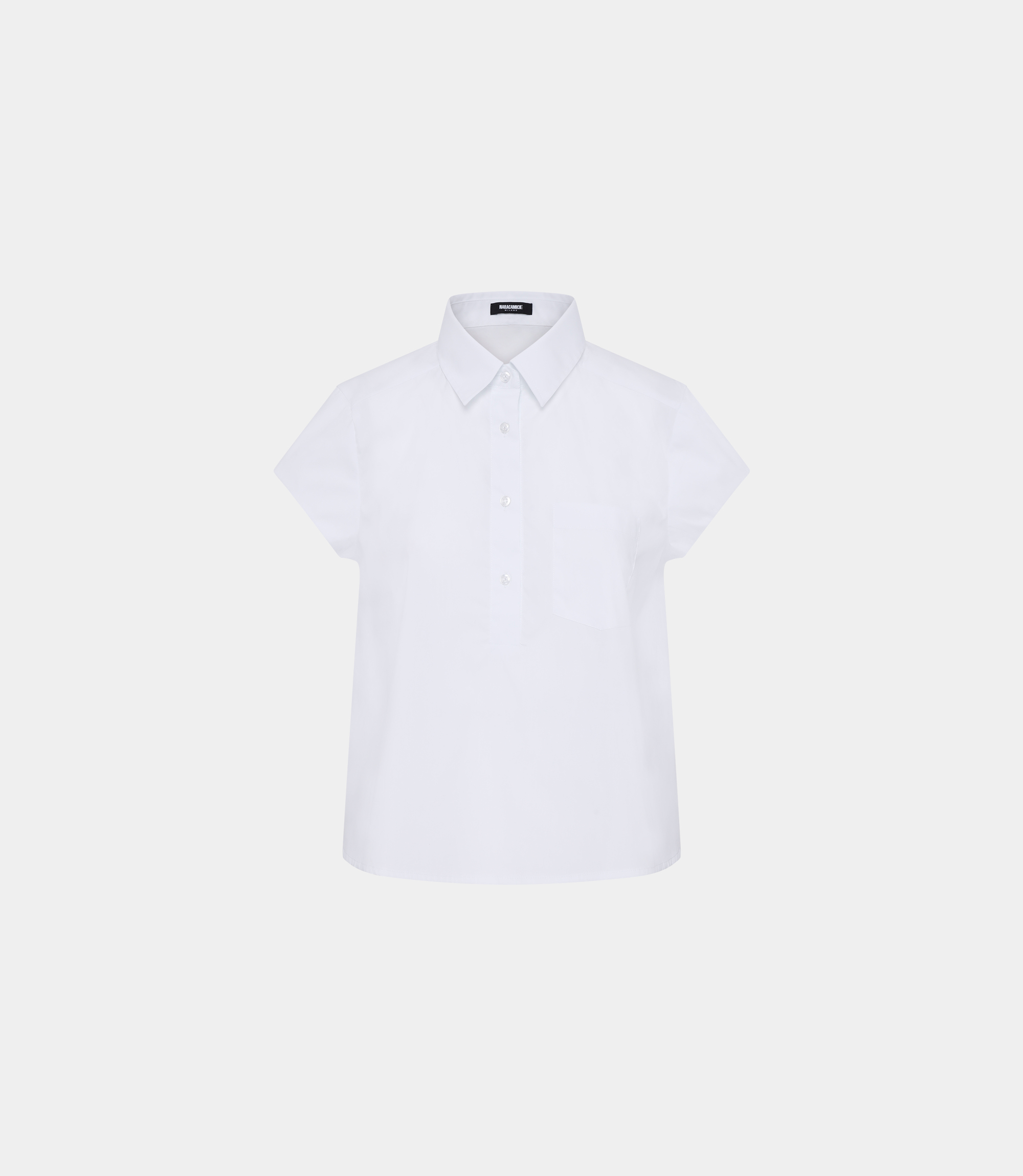 Camicia con taschino - WHITE - NaraMilano