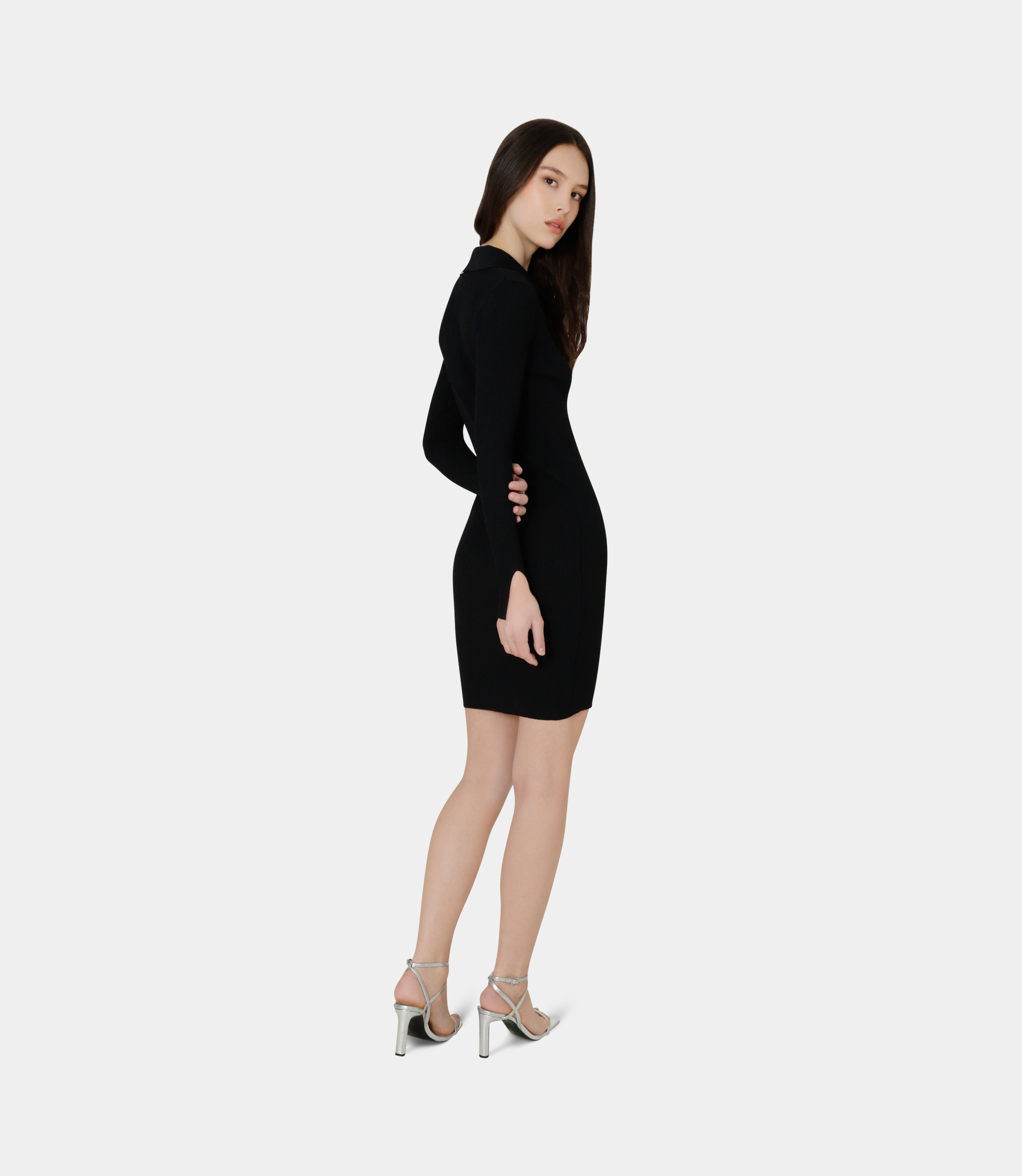 Chemisier dress - BLACK - NaraMilano