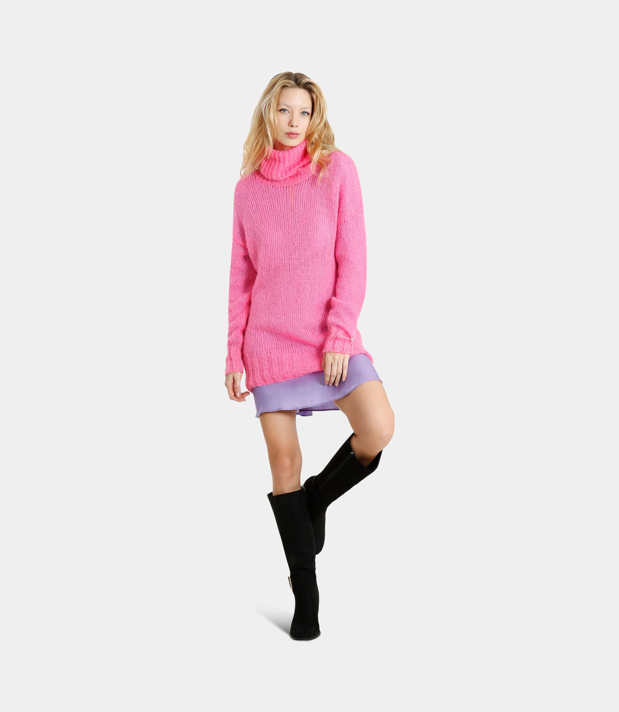 Oversize sweater - PINK - NaraMilano