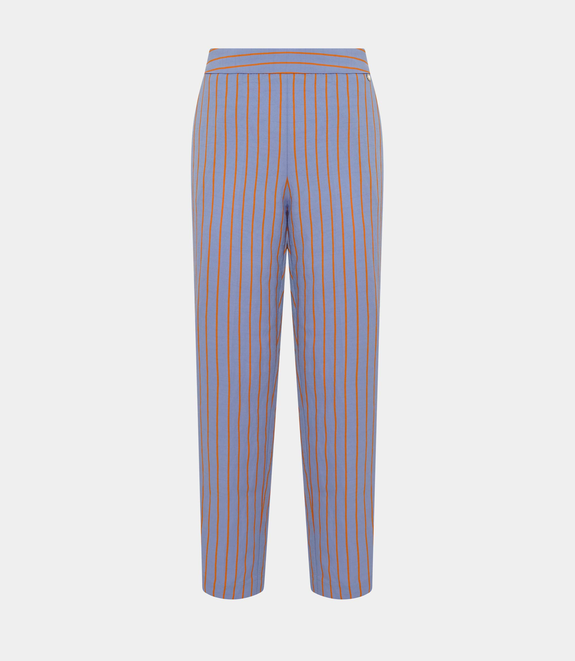 Striped cigarette pants - Printed - NaraMilano