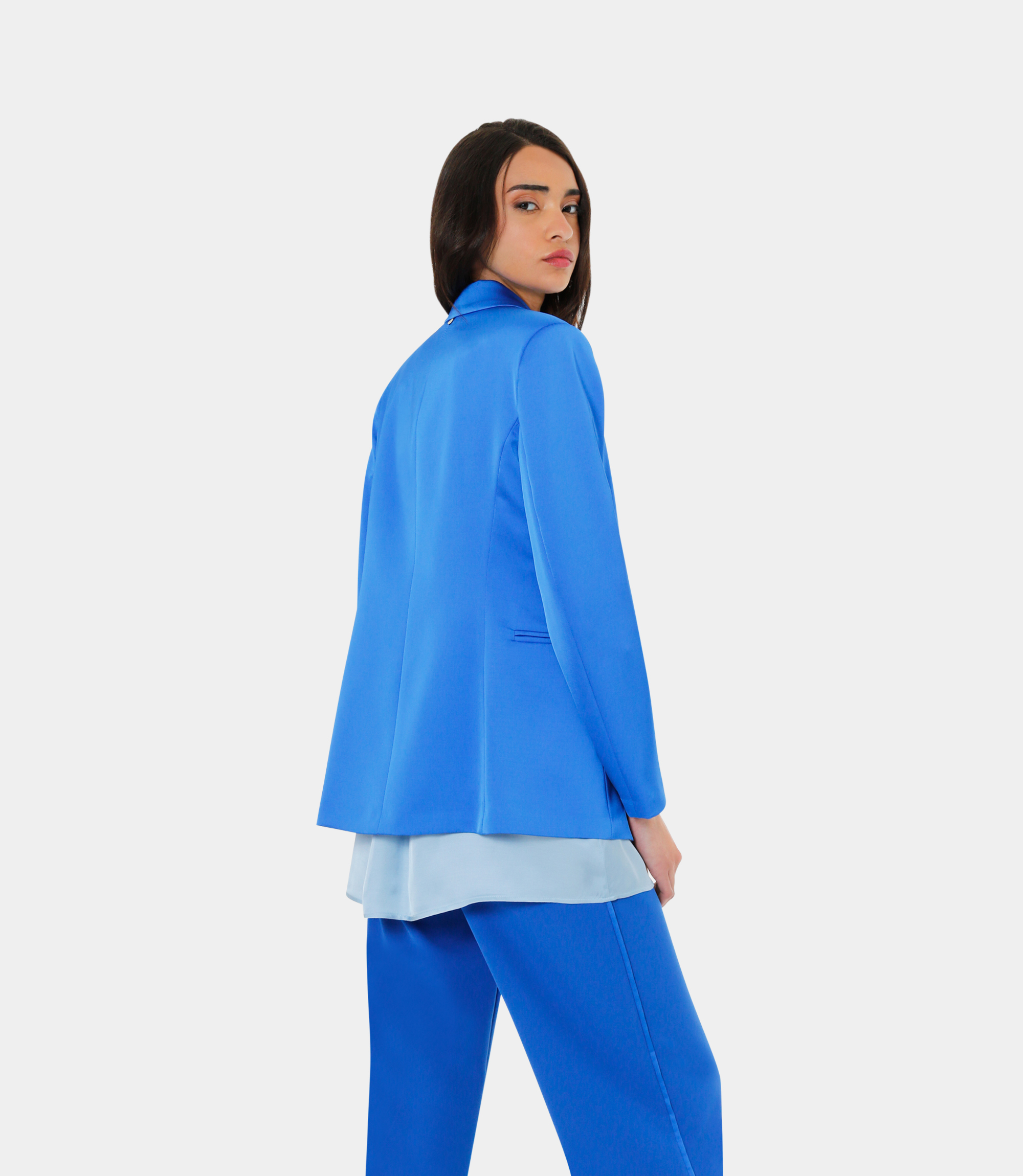 Basic blazer - BLUE - NaraMilano