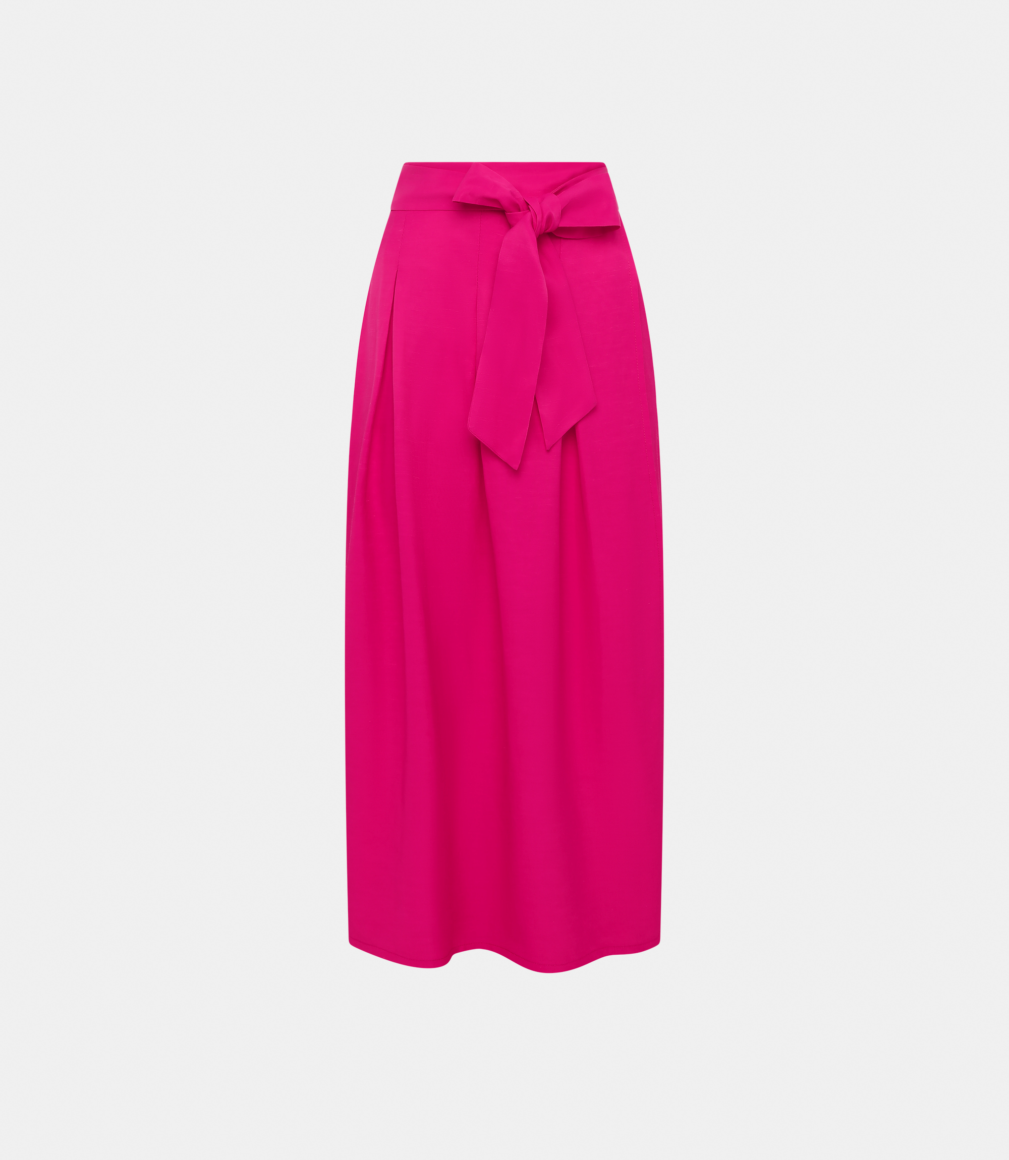 Belted midi skirt - PINK - NaraMilano