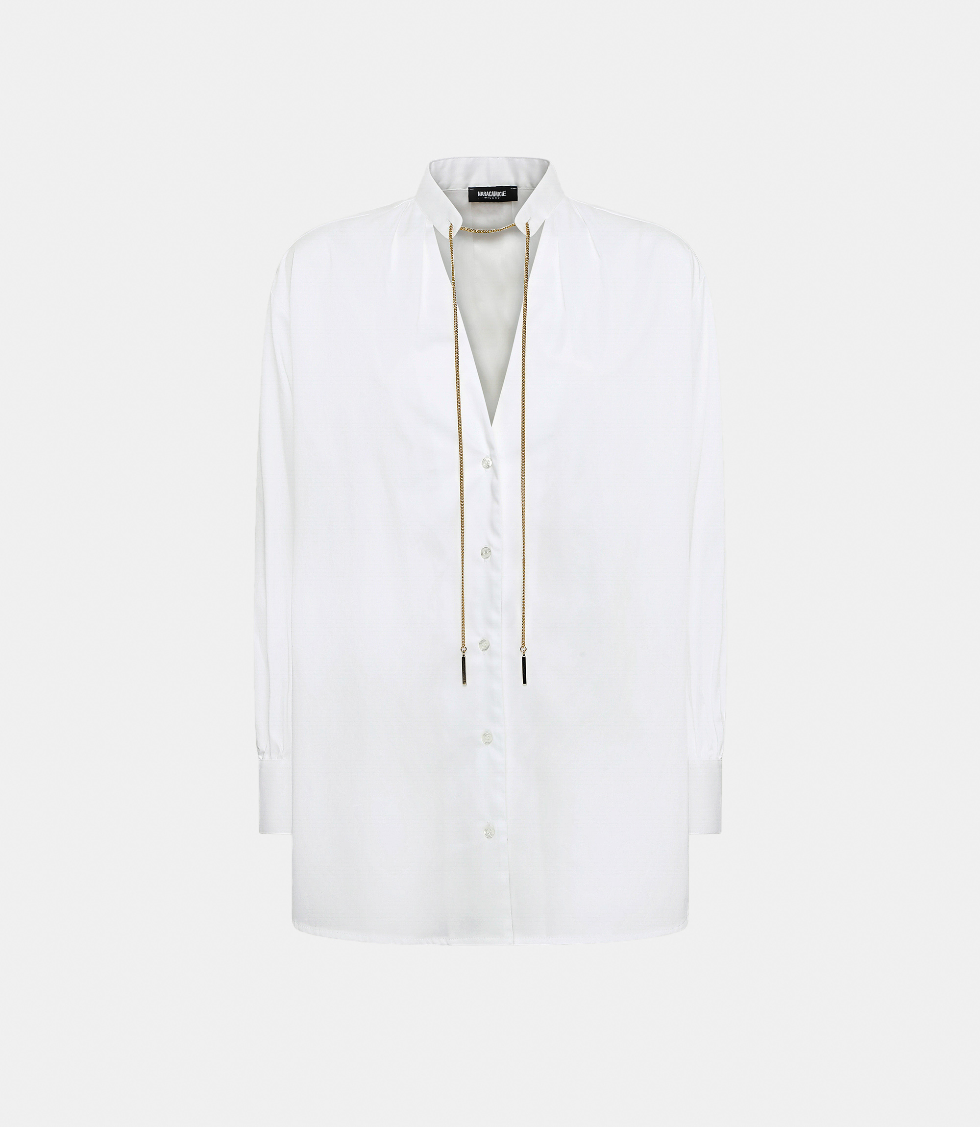 Over Korean shirt - WHITE - NaraMilano
