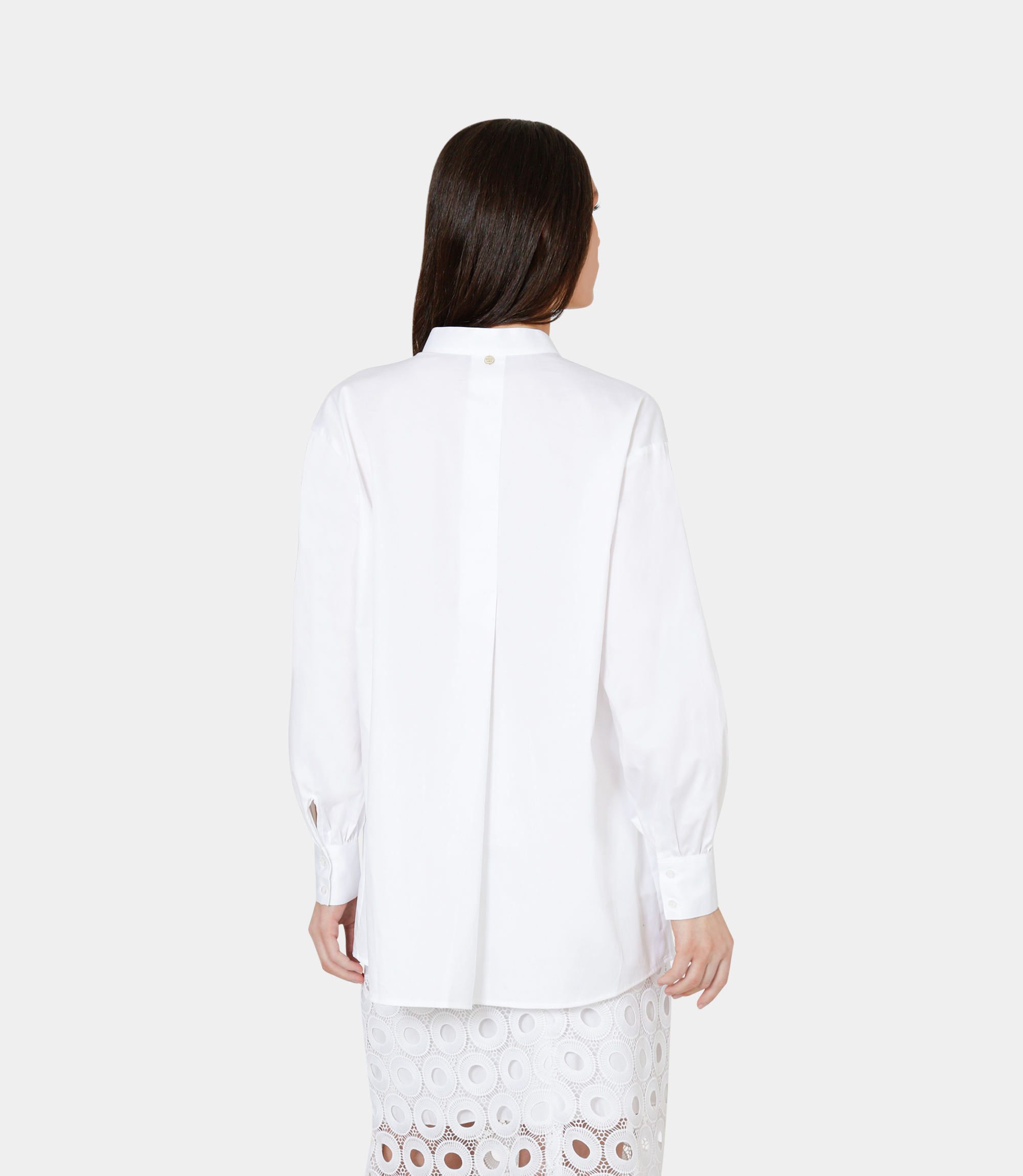Over Korean shirt - WHITE - NaraMilano