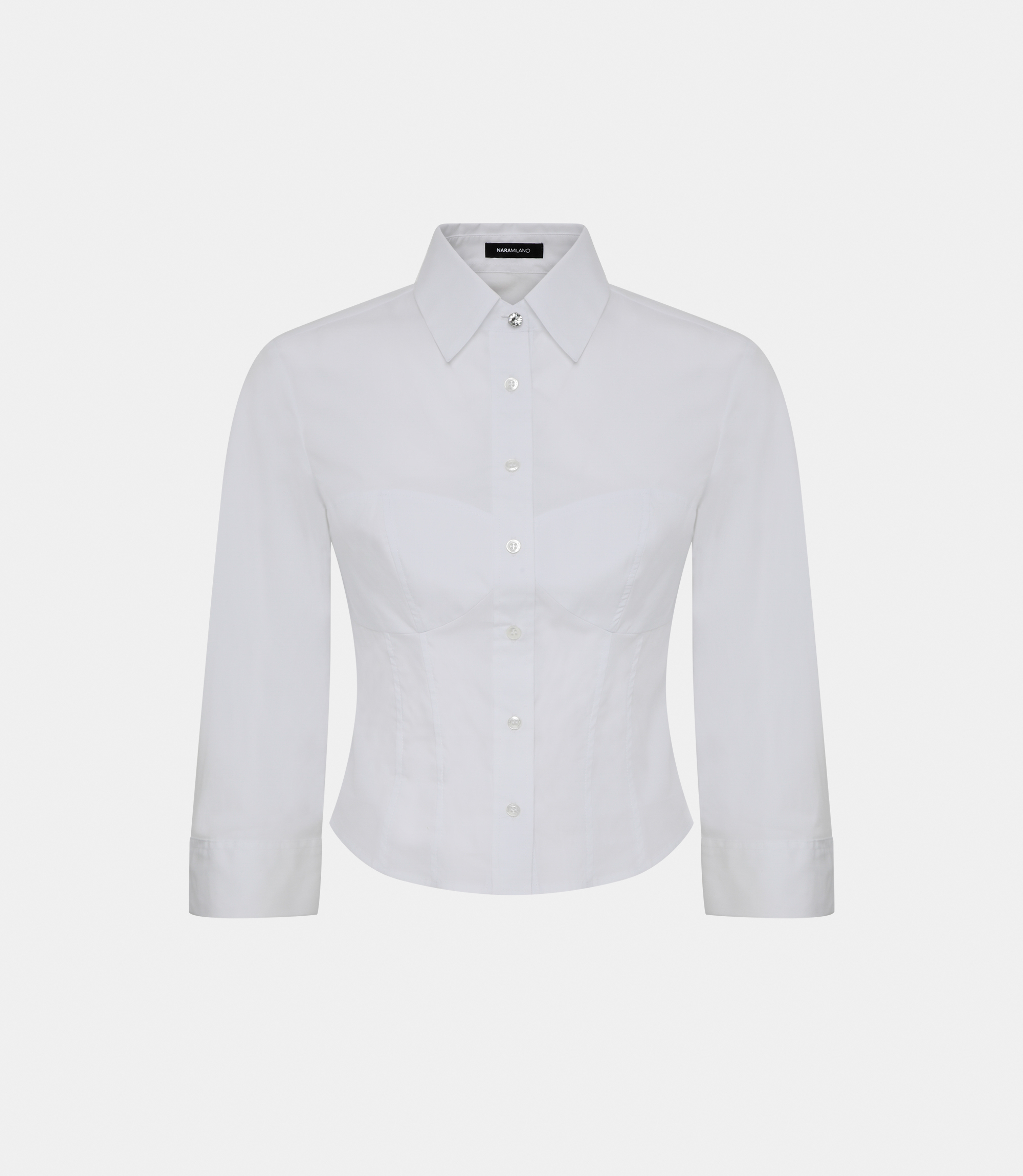 Bustie Shirt - WHITE - NaraMilano