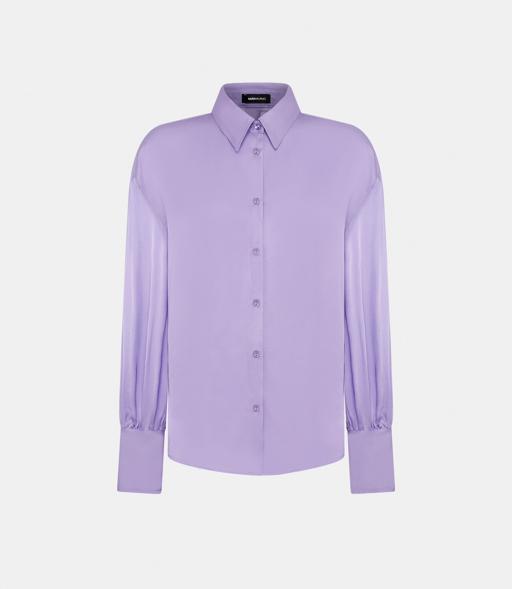 Oversize shirt - Violet - NaraMilano