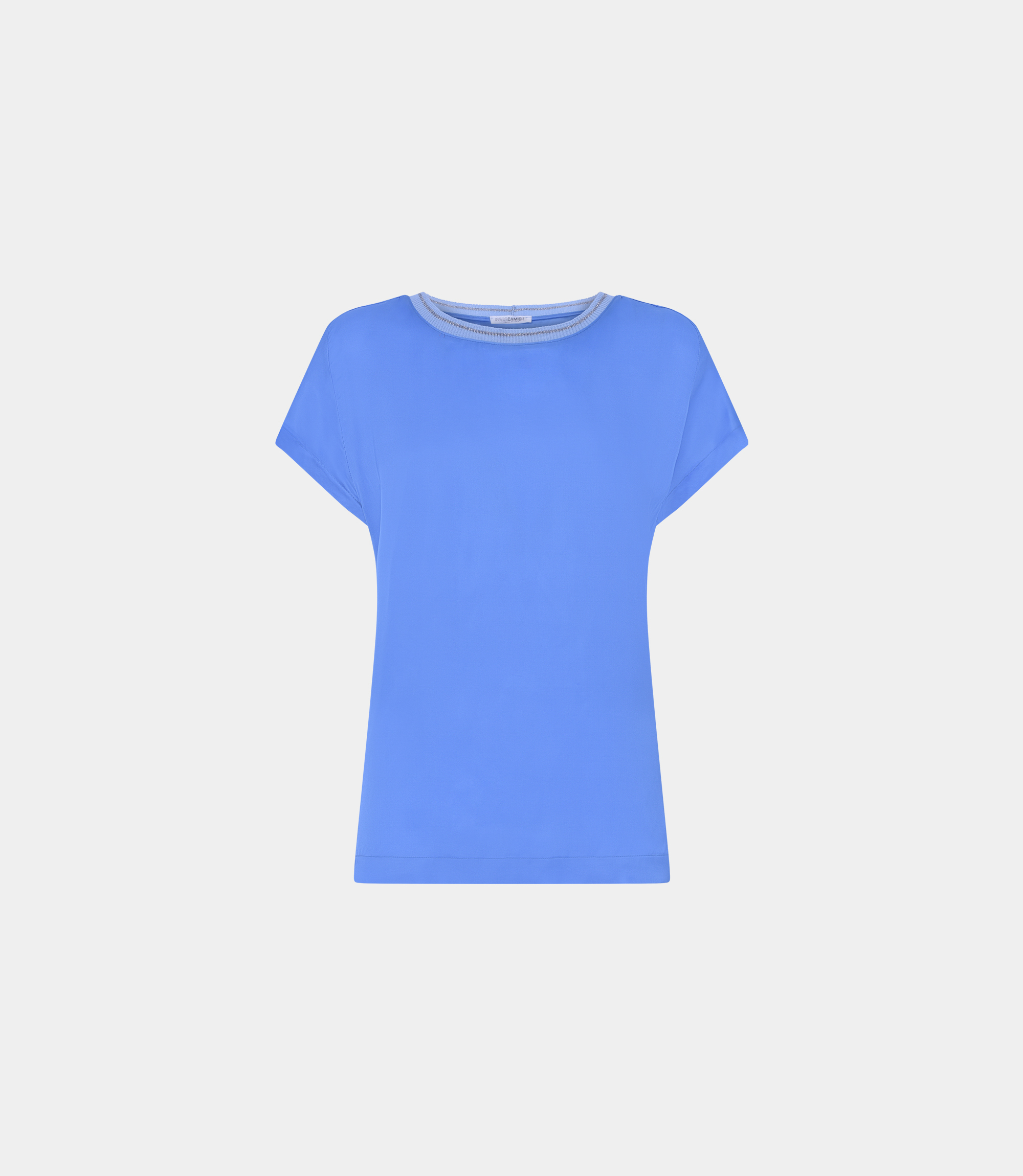 Short sleeve blouse - BLUE - NaraMilano