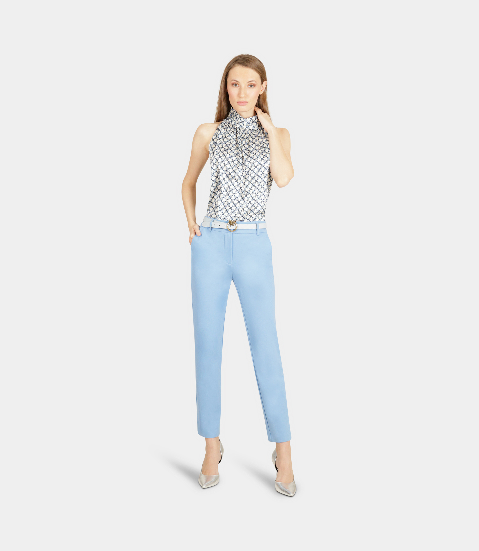 Sleeveless blouse - Printed - NaraMilano