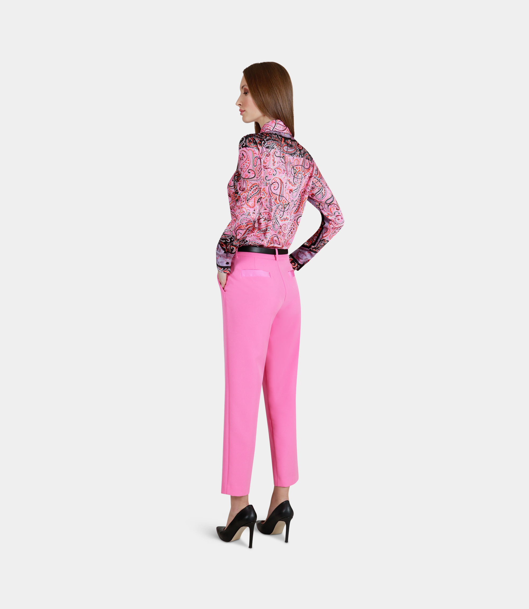 Women's shirt in paisley print - Printed - NaraMilano