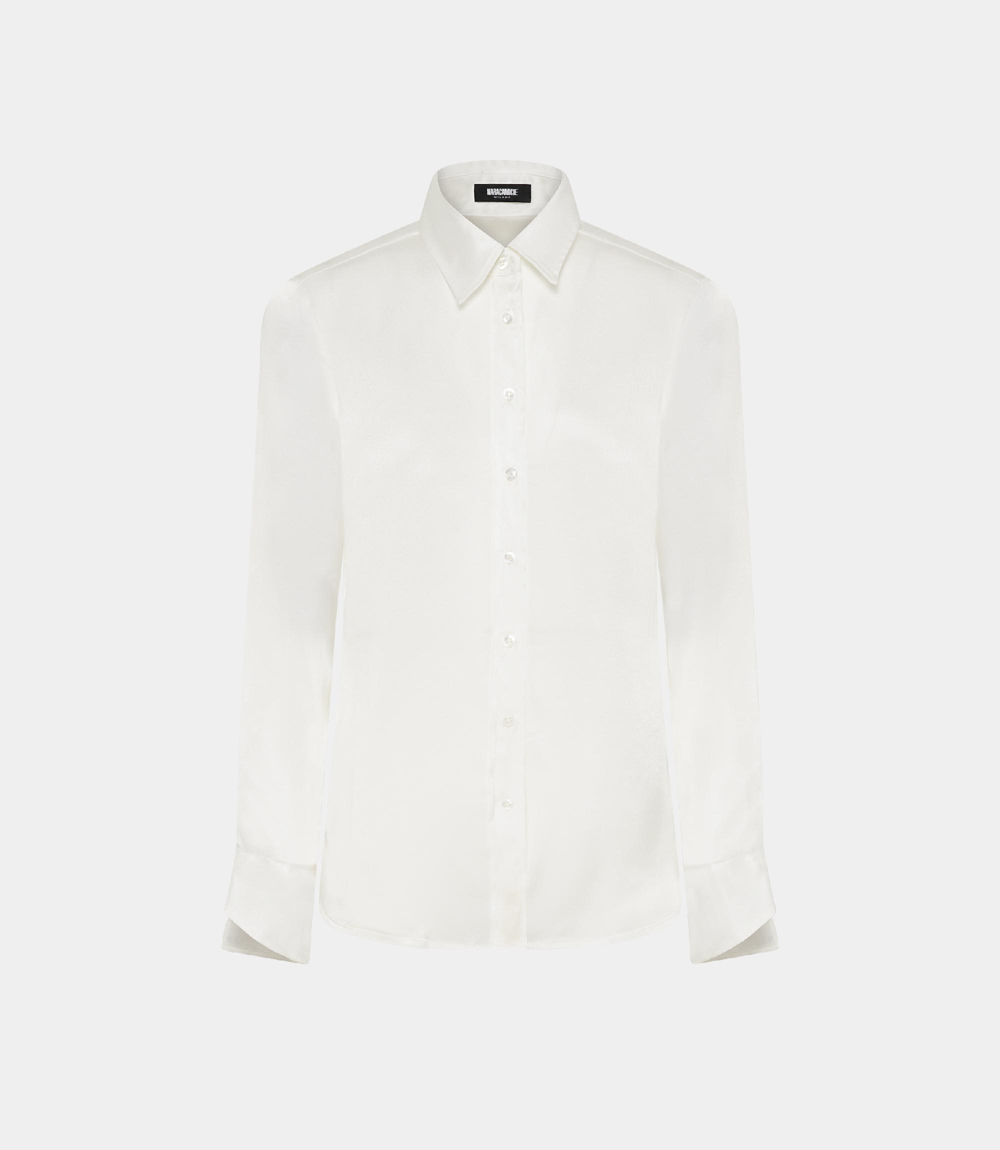 Feminine shirt - WHITE - NaraMilano