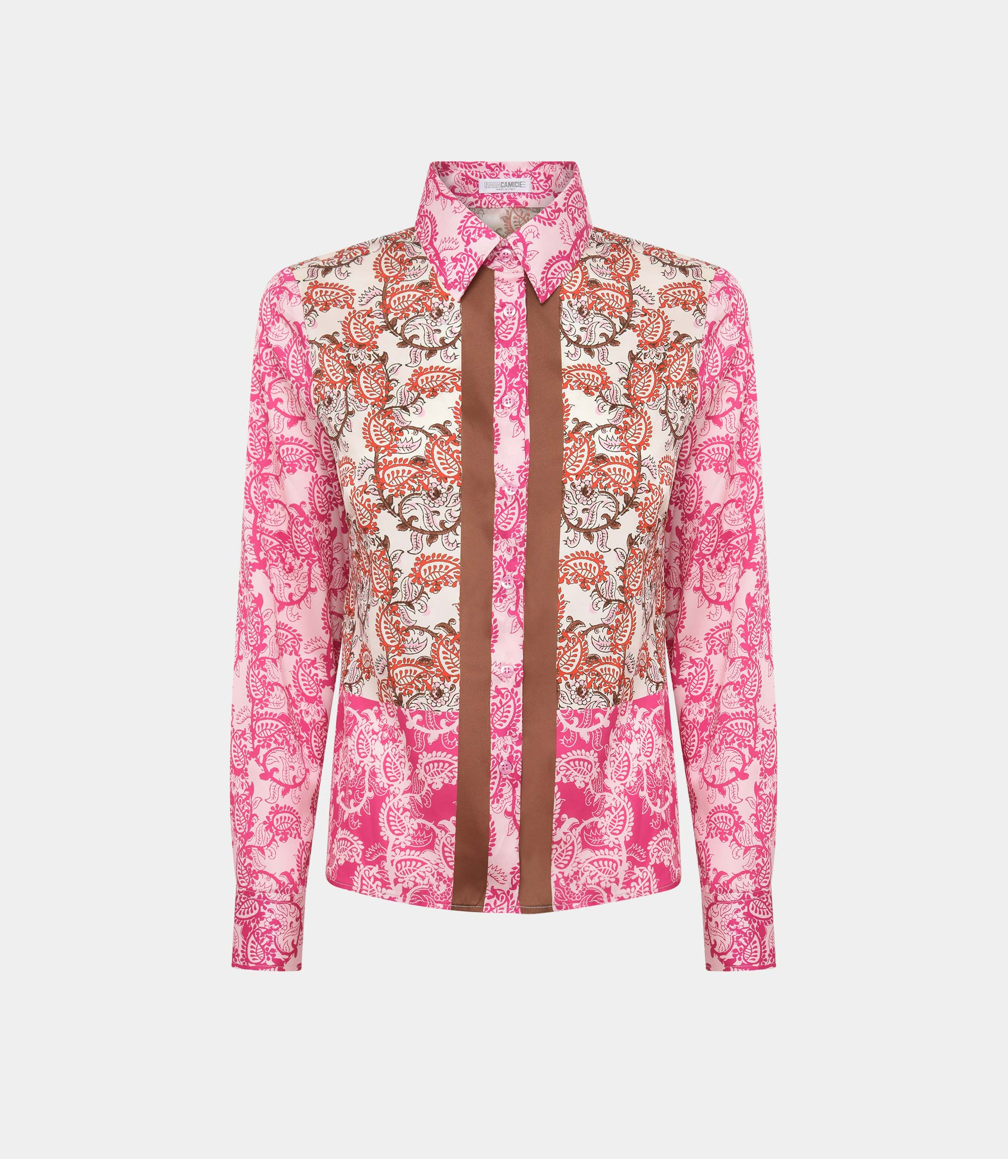 Women's paisley print shirt - Printed - NaraMilano