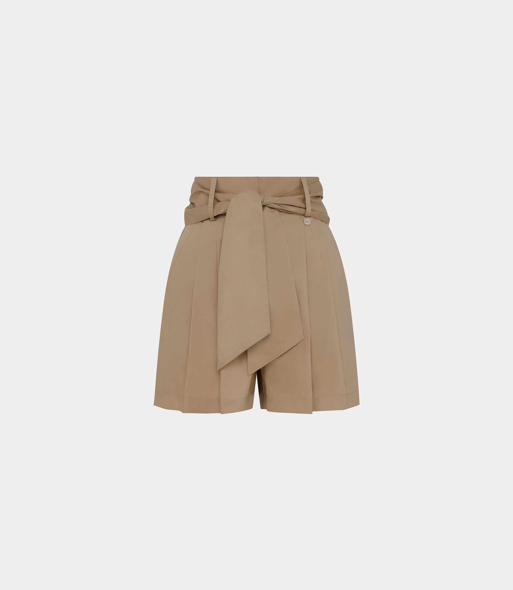 High-waisted shorts - YELLOW - NaraMilano