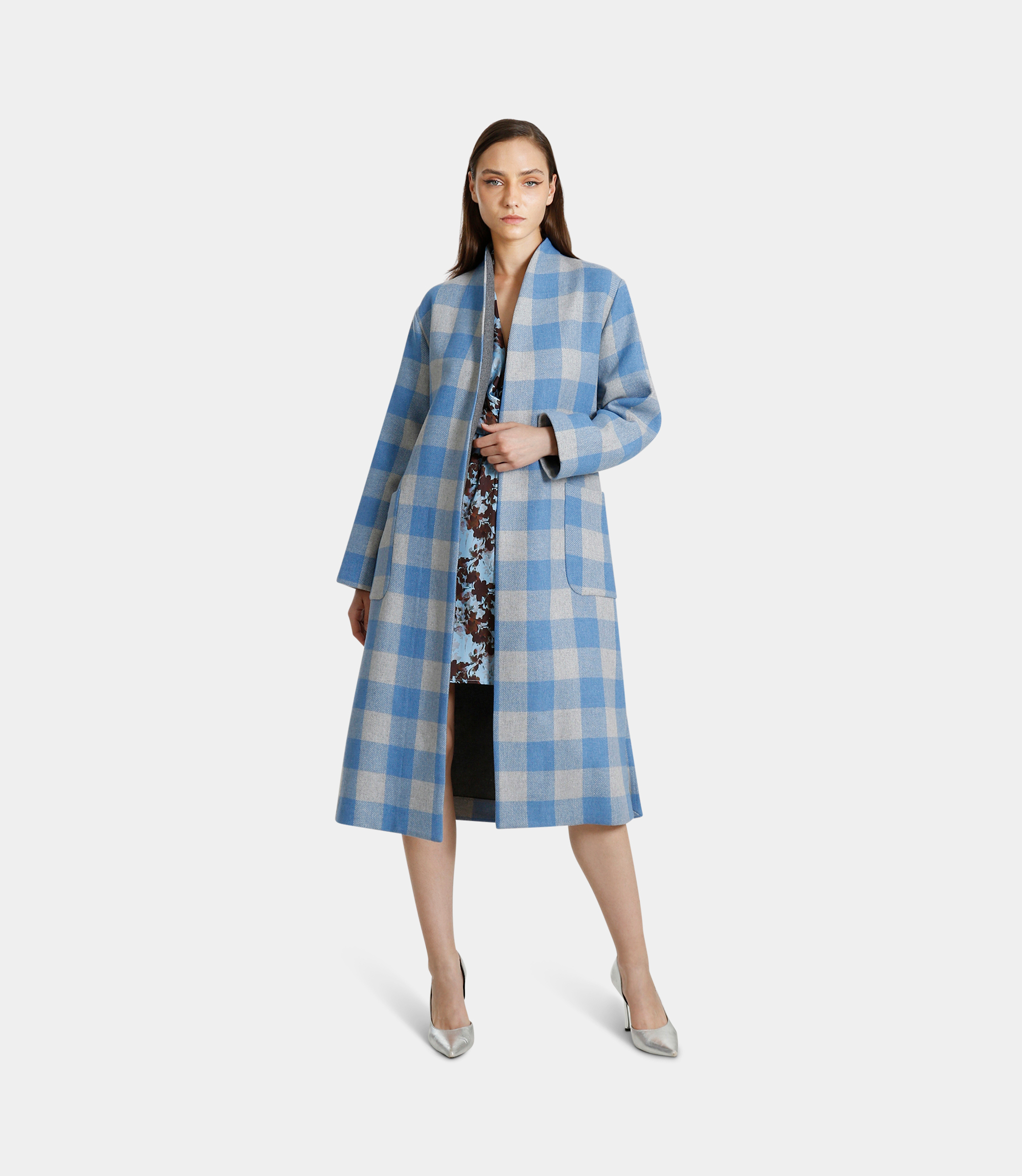Tweed coat - Printed - NaraMilano