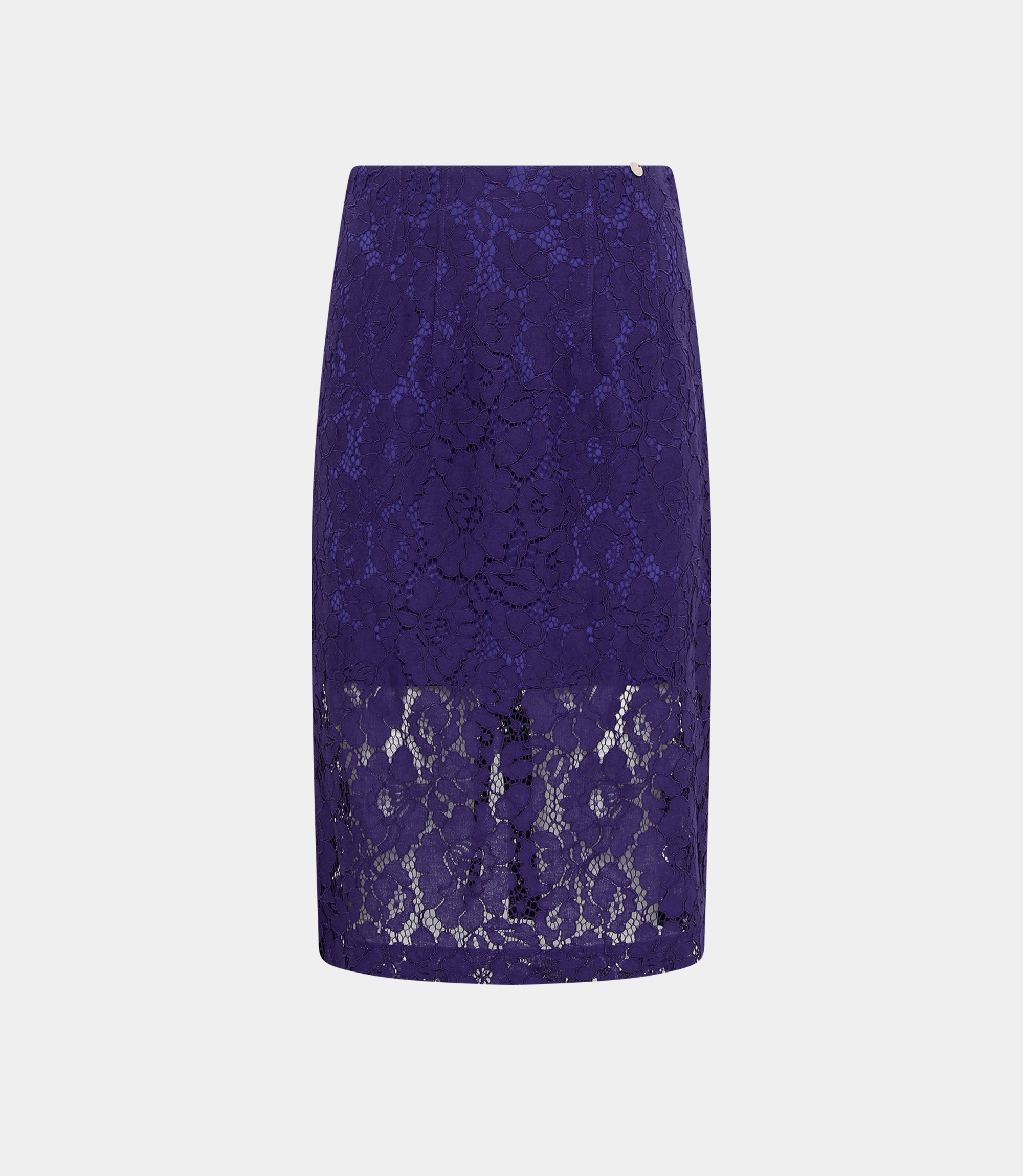 Lace pencil skirt - Violet - NaraMilano