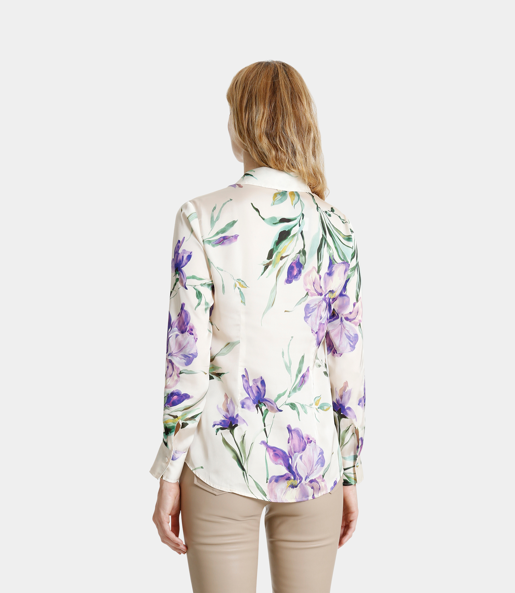 Shirt with floral print - Printed - NaraMilano