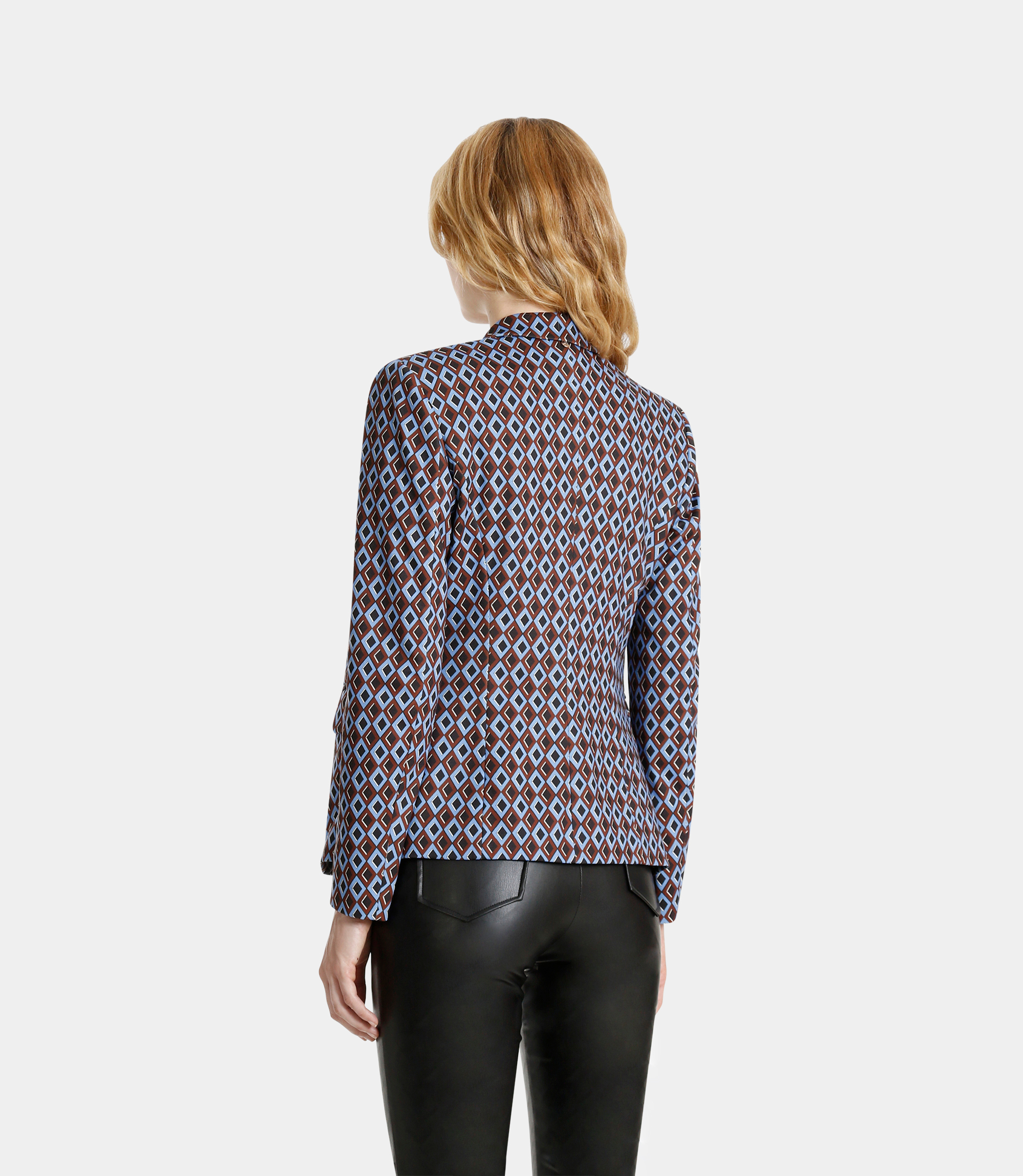 Geometric print jacket - Printed - NaraMilano