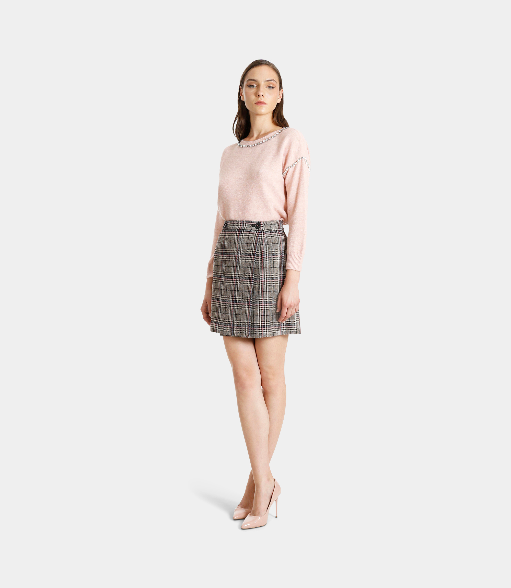 Slim fit skirt - Printed - NaraMilano