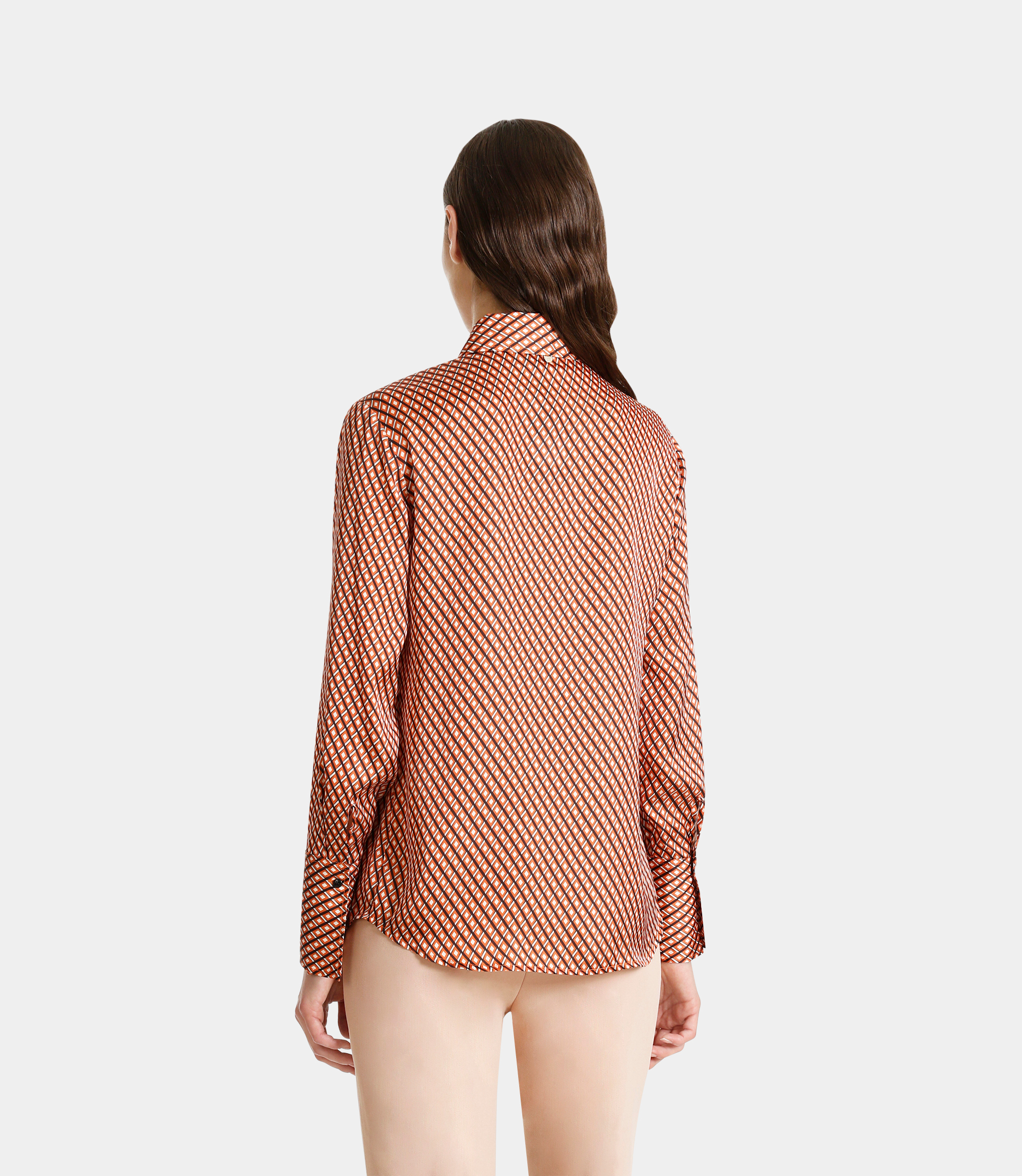 Shirt with geometric pattern - Printed - NaraMilano