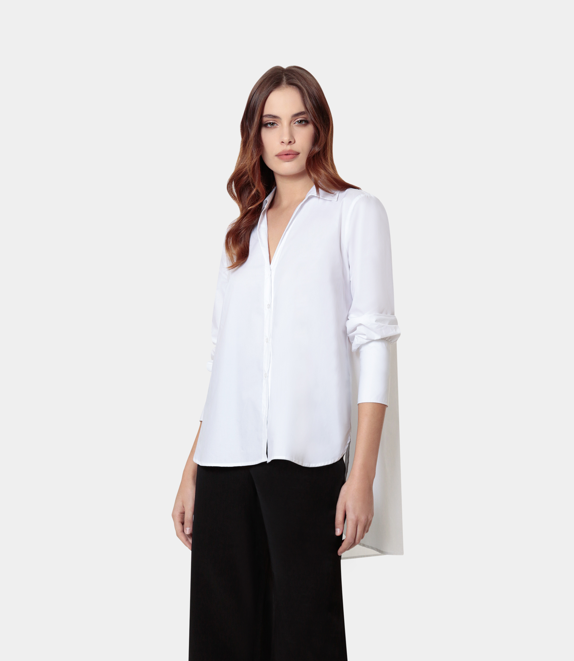 Overall Shirt - WHITE - NaraMilano