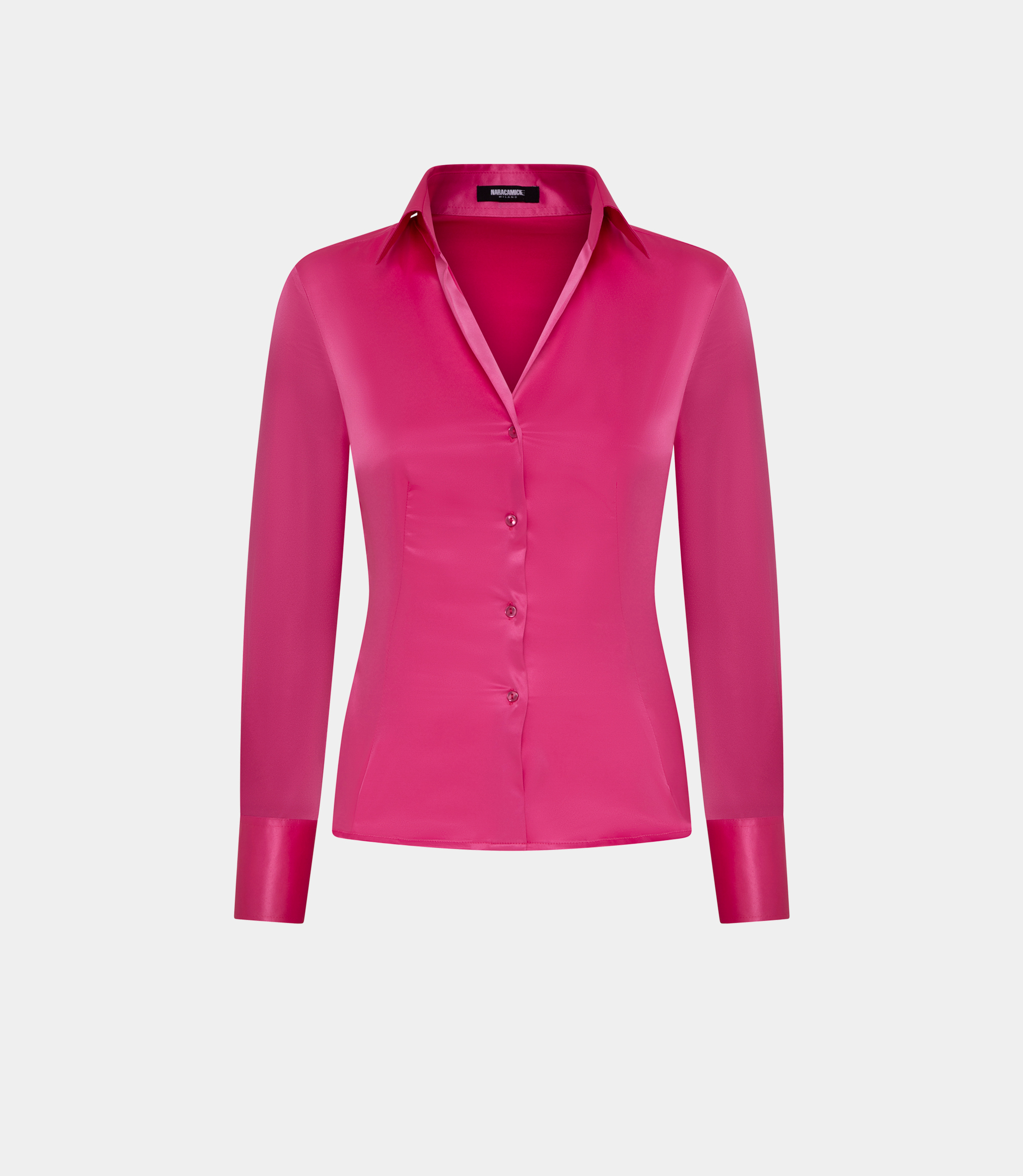 Classic women's blouse - PINK - NaraMilano