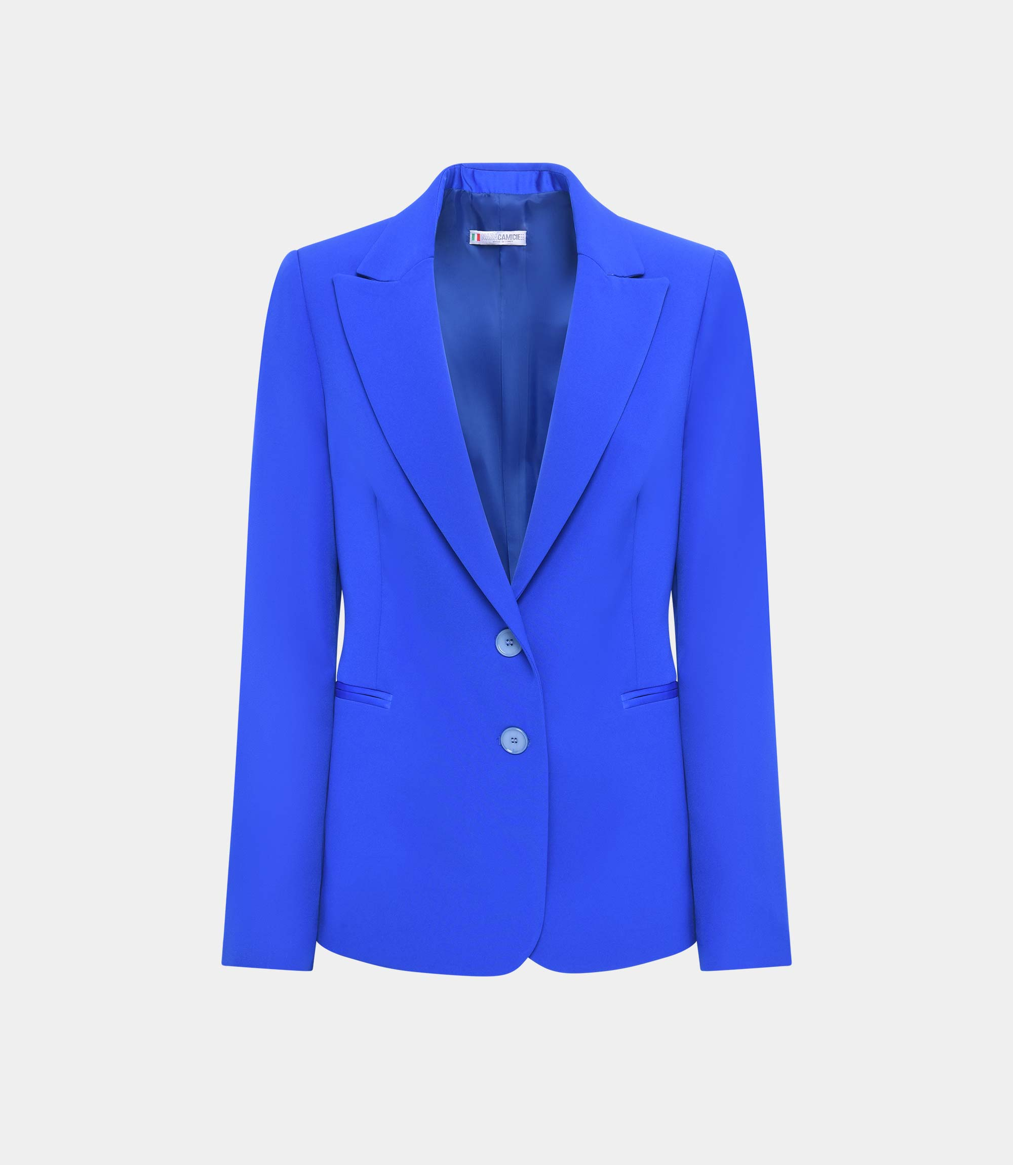 Blue tuxedo jacket - BLUE - NaraMilano
