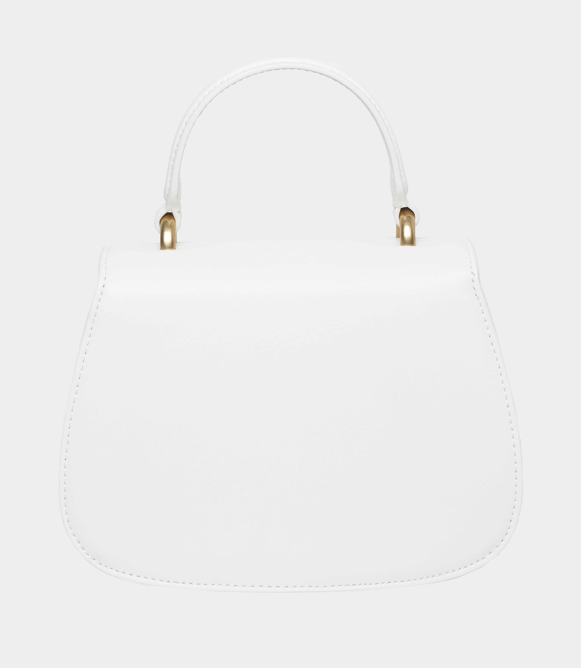 White handbag made of leather - White - NaraMilano