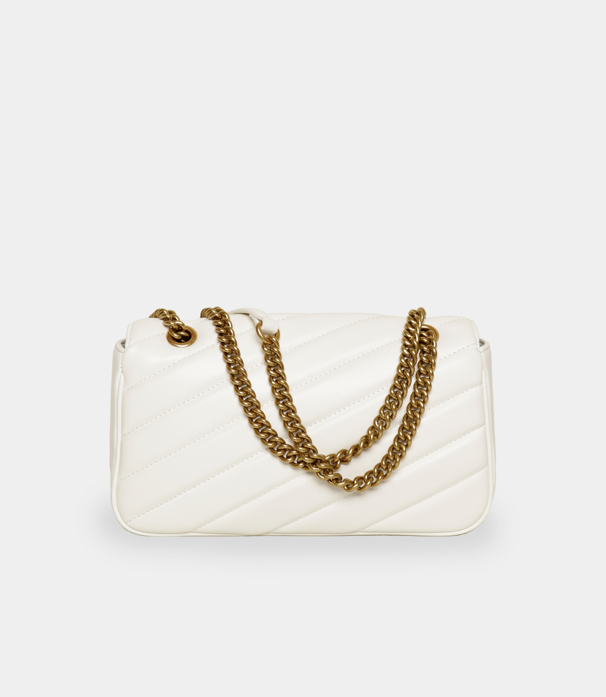 White handbag with quilted pattern - White - NaraMilano