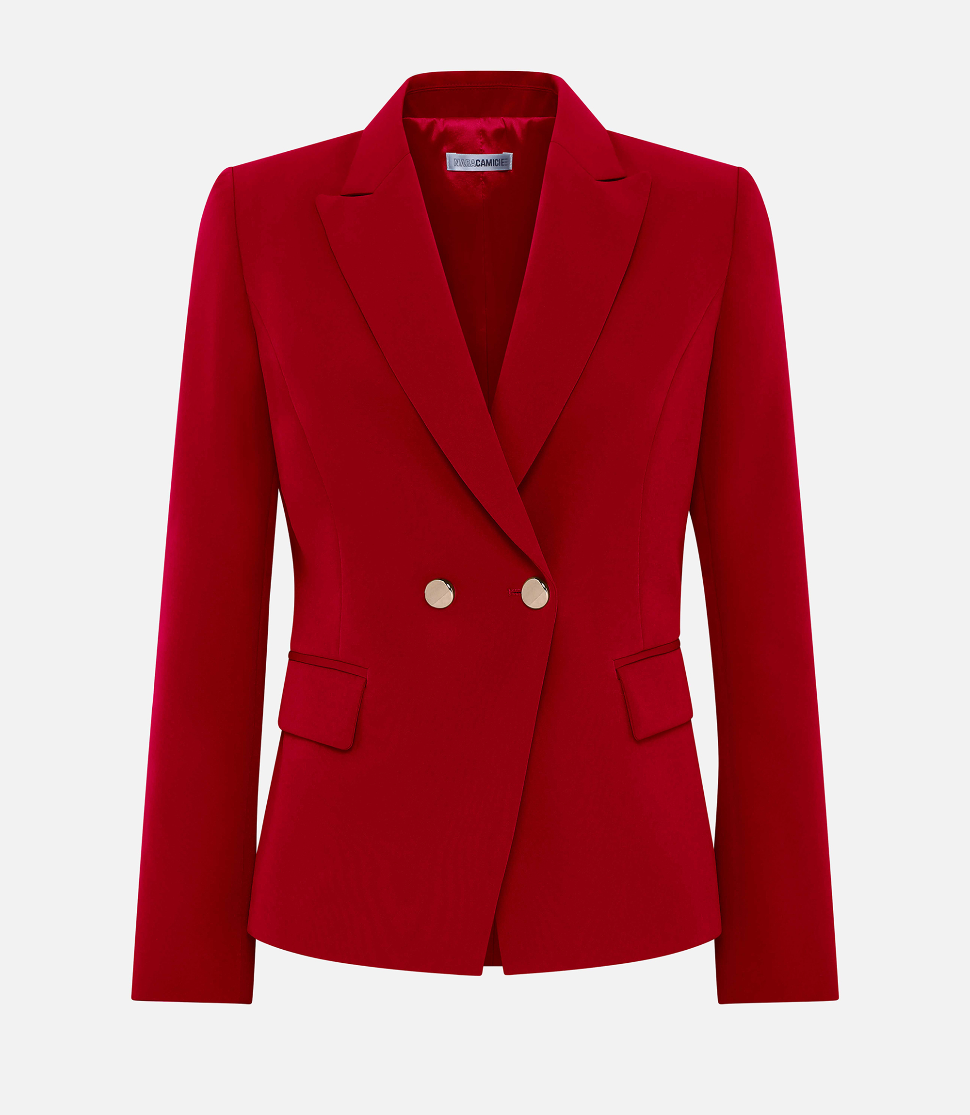 Double breasted jacket - Red - NaraMilano