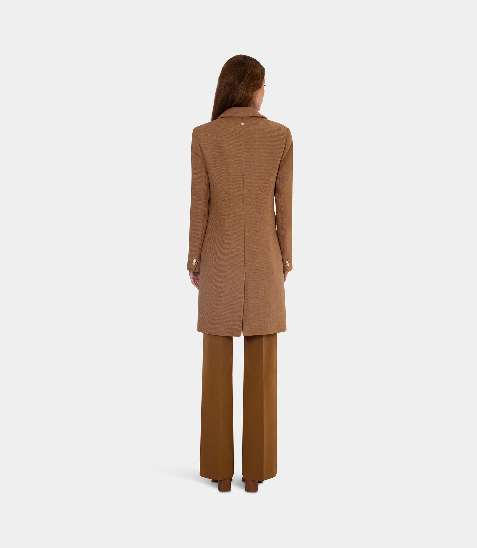 Slim coat - Brown - Nara Milano