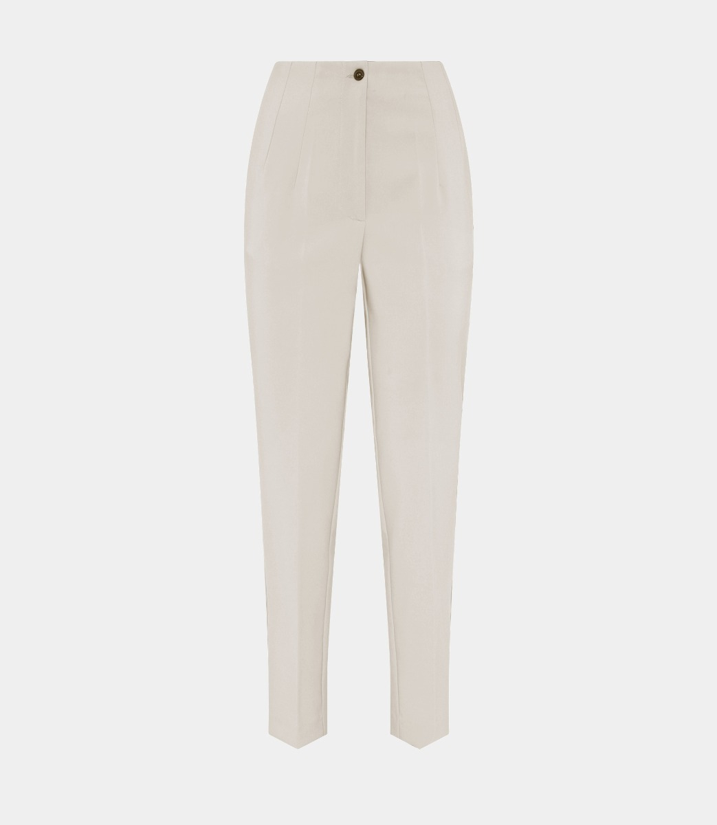 Trousers - WHITE - NaraMilano